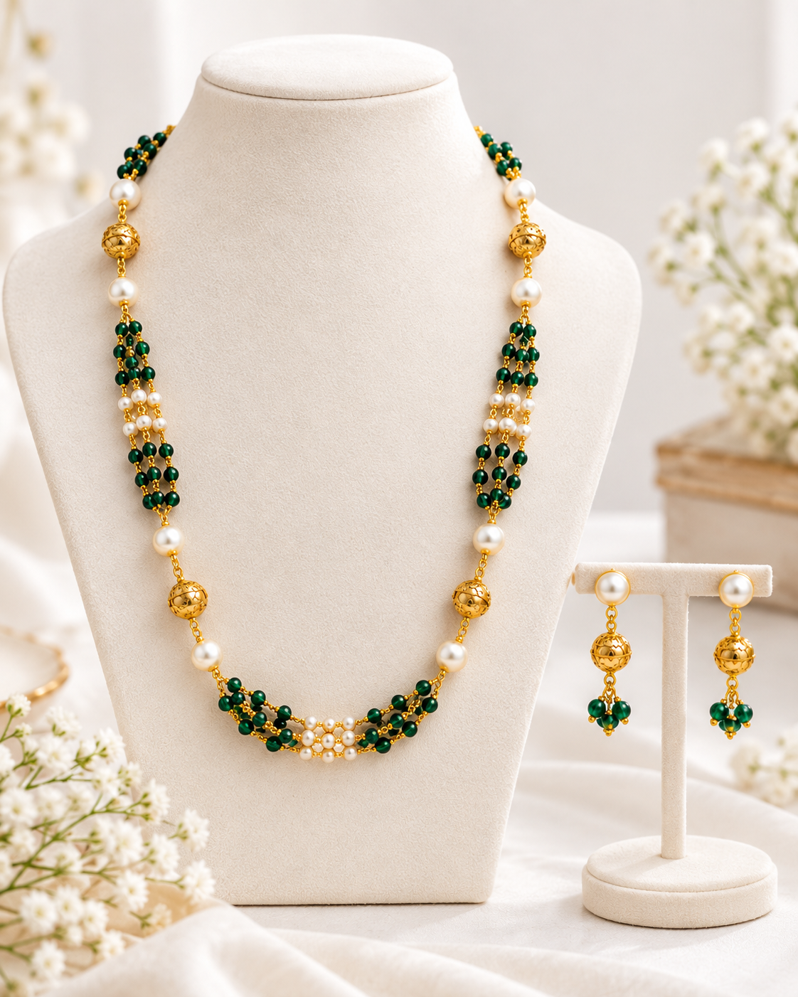 Pearliva Beaded Grace jewelry Set